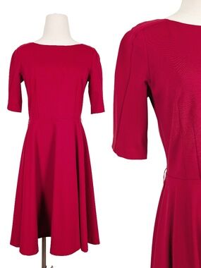 Tristan Red A-Line Dress Fit & Flare Size 4 Small Semi-Formal New With Tags